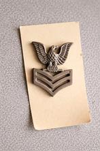 Vintage Metalen Adelaar Insigne - Militaire Stijl, Ophalen of Verzenden, Landmacht, Nederland, Embleem of Badge
