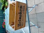 Houten heineken krat, Verzamelen, Ophalen of Verzenden, Gebruikt, Flesje(s), Overige merken