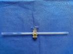 Glazen kraan 21cm,Capilliar(laboratorium,destillatie), Ophalen of Verzenden, Gebruikt
