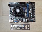 MSI A55M-E33 Moederbord met AMD A6 6400K Processor 3,9Ghz, Gebruikt, DDR3, Ophalen of Verzenden, Micro-ATX