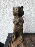 Handgemaakt wasbeer beeld  | Uniek woondecoratie item, Verzamelen, Ophalen of Verzenden, Nieuw, Dier