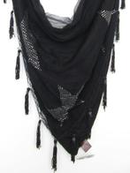 NIEUW MOMENT BY MOMENT shawl sjaal zwart strass stars rock, Moment by Moment, Verzenden, Nieuw, Sjaal