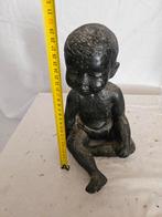 Antiek Zwart Beeldje Baby, Antiek en Kunst, Ophalen of Verzenden