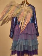 Zeemeermin jurk maat 110/116 met vleugels, Kinderen en Baby's, Carnavalskleding en Verkleedspullen, Ophalen of Verzenden, Zo goed als nieuw