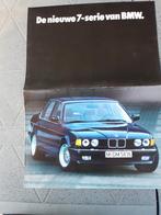 folder BMW 7-serie 1984 - tabloid formaat - poster - NL, Ophalen of Verzenden, Zo goed als nieuw, BMW