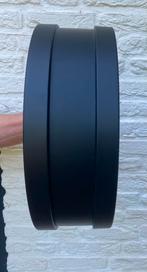 Stationklok zwart van balance time diameter 38cm, Huis en Inrichting, Woonaccessoires | Klokken, Ophalen, Zo goed als nieuw, Analoog