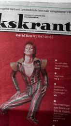David Bowie special de Volkskrant – 12 januari 2016, Ophalen, Zo goed als nieuw, Artiest