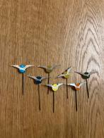 Vintage Reclame Pins - Set van 7 bruynzeel, Ophalen of Verzenden, Gebruikt, Overige onderwerpen, Speldje of Pin