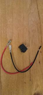 Tuimelschakelaar 2-polig 10A/125V, 6A/250V met draad, Ophalen of Verzenden, Nieuw