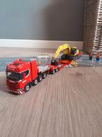 Special trailer miniatuur met kraan van komatsu 1.50, Hobby en Vrije tijd, Nieuw, Ophalen of Verzenden