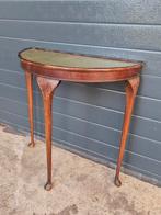 Vintage franse wandtafel / maantafel / bijzettafel, Ophalen, Hout