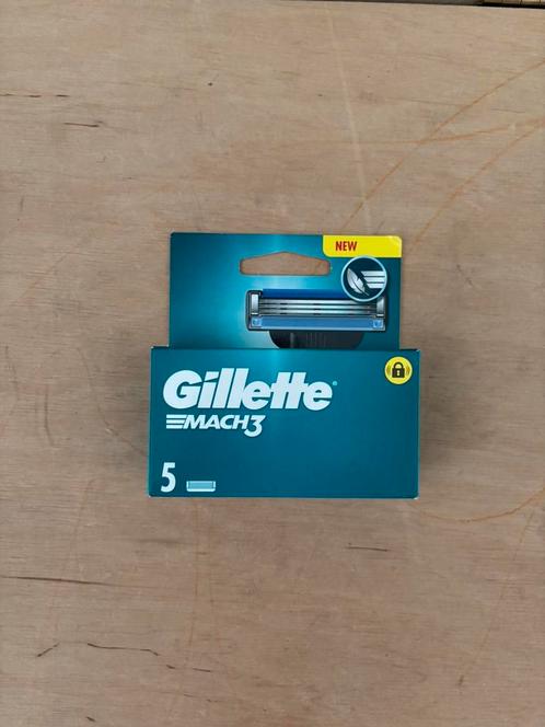 Gillette Mach3 Scheermesjes – 5 stuks (Nieuw, Ongeopend), Sieraden, Tassen en Uiterlijk, Uiterlijk | Gezichtsverzorging, Nieuw