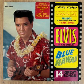 Elvis LP - Blue Hawaii - USA 1961 + Bonus Sticker beschikbaar voor biedingen
