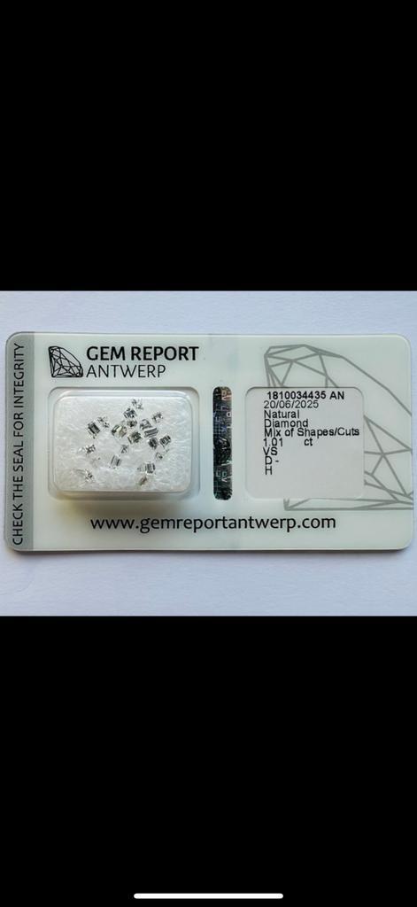 23pcs diamant (natuurlijk) - 1.01ct, Sieraden, Tassen en Uiterlijk, Edelstenen, Nieuw, Verzenden