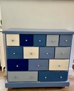 Leuk Ladenkastje - Blauw, Huis en Inrichting, Gebruikt, Met lade(s), 25 tot 50 cm, Overige houtsoorten