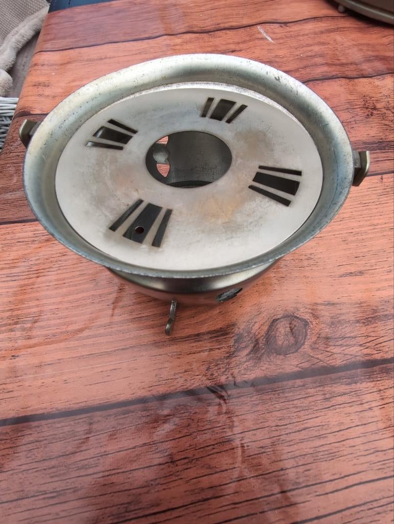 Tinnen theelicht, Antiek en Kunst, Ophalen of Verzenden