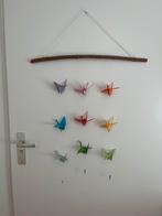 Decoratieve hanger met origami vogels (zelfgemaakt), Ophalen, Gebruikt