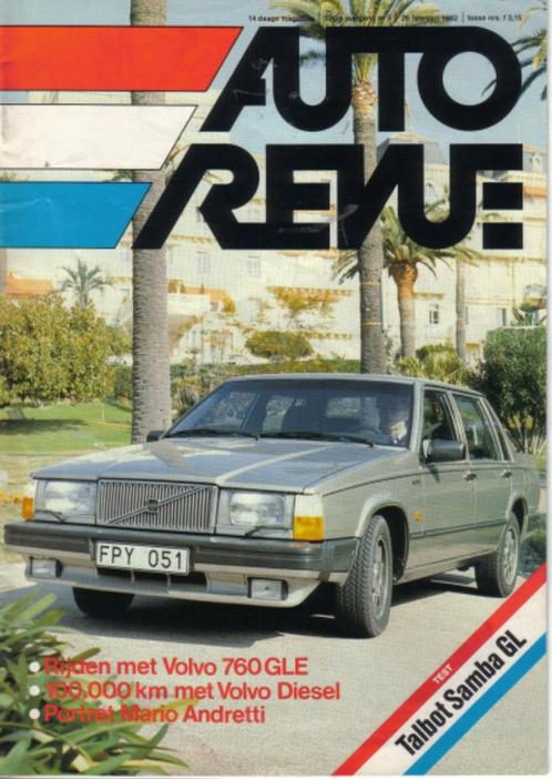 Autorevue 5 1982 : Volvo 760 GLE - Talbot Samba GL, Boeken, Auto's | Folders en Tijdschriften, Gelezen, Algemeen, Ophalen of Verzenden