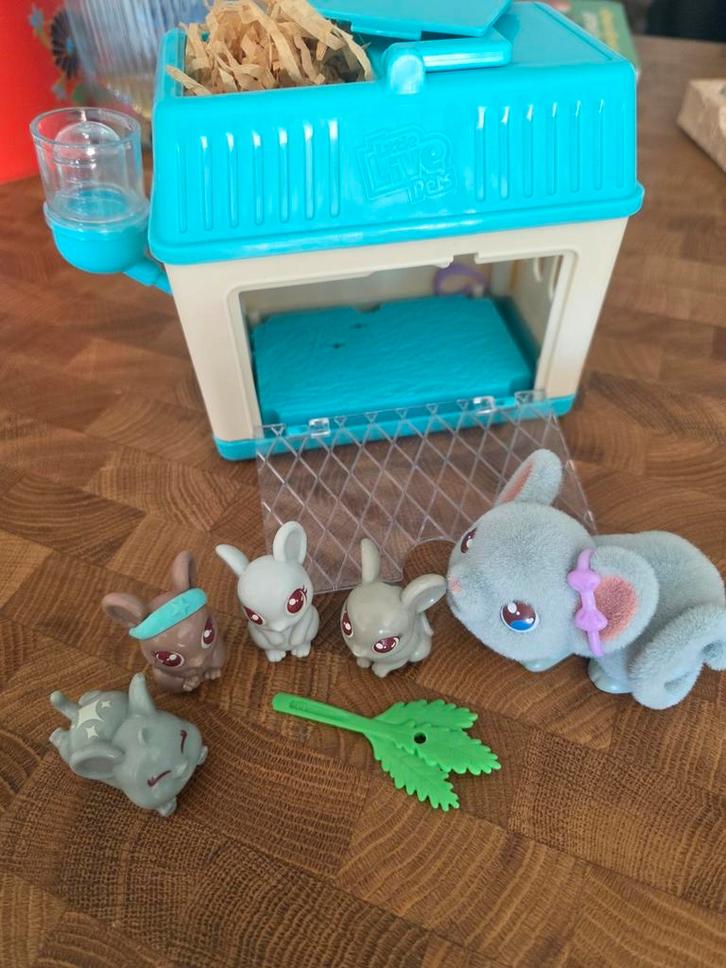 Little Live Pets Konijnenkooi met Konijntjes, Kinderen en Baby's, Speelgoed | Educatief en Creatief, Gebruikt, Ontdekken, Ophalen of Verzenden