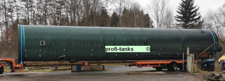 P311 opslagtank 110.000 L GF-UP-tank polyester binnen gecoat, Tuin en Terras, Regentonnen, Gebruikt, Kunststof, 150 liter of meer