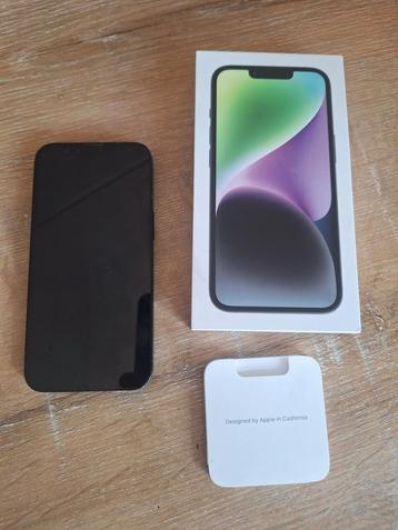 iPhone 14 Zwart 128GB met doos als nieuw (91% batterij)  beschikbaar voor biedingen