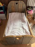 Peuterbed Steigerhout - Goede Staat!, Kinderen en Baby's, Kinderkamer | Bedden, Ophalen, Gebruikt, 70 tot 85 cm, 140 tot 160 cm