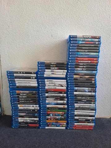 Grote collectie ps4 games  beschikbaar voor biedingen