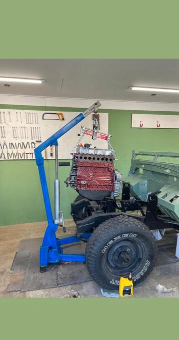1 tons werkplaatskraan / motortakel TEHUUR beschikbaar voor biedingen