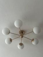 Lamp met goud, Huis en Inrichting, Lampen | Hanglampen, Ophalen, Zo goed als nieuw