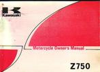 Kawasaki Z750 manual instructieboek (5331z), Motoren, Handleidingen en Instructieboekjes, Kawasaki