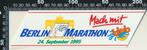 Sticker: Berlin Marathon 1995, Verzamelen, Stickers, Sport, Ophalen of Verzenden, Zo goed als nieuw