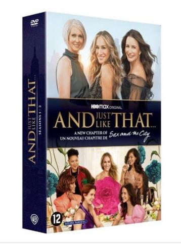 DVD And Just Like That seizoen 1 + 2 beschikbaar voor biedingen