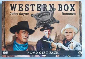 Western Box John Wayne en Bonanza 7 DVD gift pack beschikbaar voor biedingen