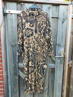 Blouse jurk free size, Boho hippie, Bruin, Maat 46/48 (XL) of groter, Nieuw