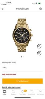 Michael Kors MK8286 horloge zgan goud, Sieraden, Tassen en Uiterlijk, Horloges | Heren, Overige merken, Goud, Ophalen of Verzenden