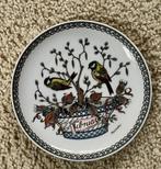 Schotel met vogelafbeelding, Ophalen of Verzenden, Zo goed als nieuw, Overige stijlen, Kop(pen) en/of Schotel(s)