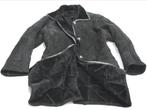 Zwarte lammy coat van shearling Merino, maat 40/42, Maat 38/40 (M), Zo goed als nieuw, Zwart, Verzenden
