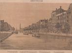 Amsterdam  Prinsengracht. Canal dit Prinsengracht. Prinsengr, Antiek en Kunst, Ophalen of Verzenden