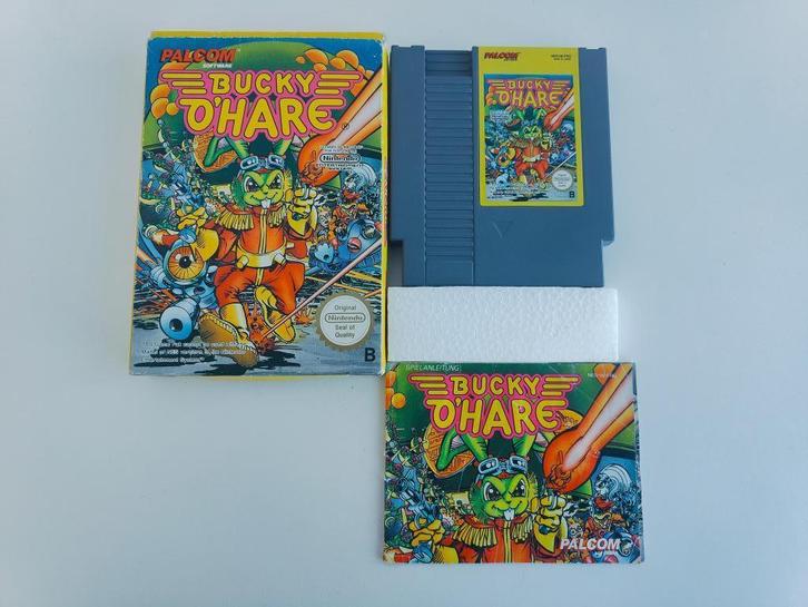Bucky 'O Hare PAL B Nintendo NES Compleet Origineel, Spelcomputers en Games, Games | Nintendo NES, Zo goed als nieuw, Avontuur en Actie