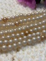 Vintage parelcollier, 137 cm lang! Even kijken!, Sieraden, Tassen en Uiterlijk, Antieke sieraden, Ophalen of Verzenden, Overige materialen