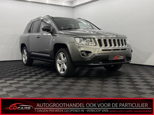 Jeep Compass 2.0 Limited Leder, Navi, Cruise control, Stoelv, Auto's, Jeep, Bedrijf, Te koop, Compass, ABS, Airbags, Airconditioning