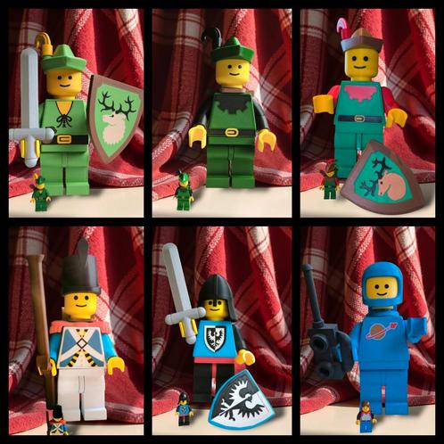 👷🏻‍♂️‍️ Geweldige VINTAGE MAXI MEGA figuren ! minifigures, Kinderen en Baby's, Speelgoed | Duplo en Lego, Nieuw, Lego, Complete set