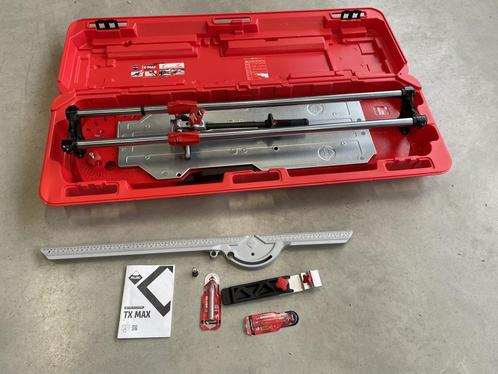 Rubi TX-1020 MAX Tegelsnijder in koffer - 102cm, Doe-het-zelf en Verbouw, Gereedschap | Handgereedschap, Zo goed als nieuw, Ophalen of Verzenden