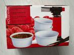 Crème brûlée brander + 4 schaaltjes - Nieuw!, Ophalen of Verzenden, Nieuw