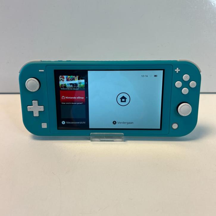 Nintendo Switch Lite 32GB Mint / Groen | Nette staat!, Spelcomputers en Games, Spelcomputers | Nintendo Switch, Zo goed als nieuw