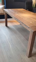 Houten tafel 220cm, Huis en Inrichting, Gebruikt, 100 tot 150 cm, 200 cm of meer, Ophalen of Verzenden