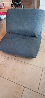 Grijze Slaapfauteuil, Ophalen, Gebruikt, 190 cm of minder, Grijs
