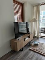 Mooie TV meubel, Ophalen, Gebruikt, 100 tot 150 cm, Eikenhout