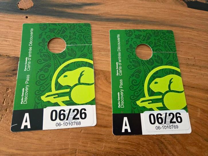 Canada Discovery Park Pass tot juli 2027, Tickets en Kaartjes, Autovignetten, Twee personen