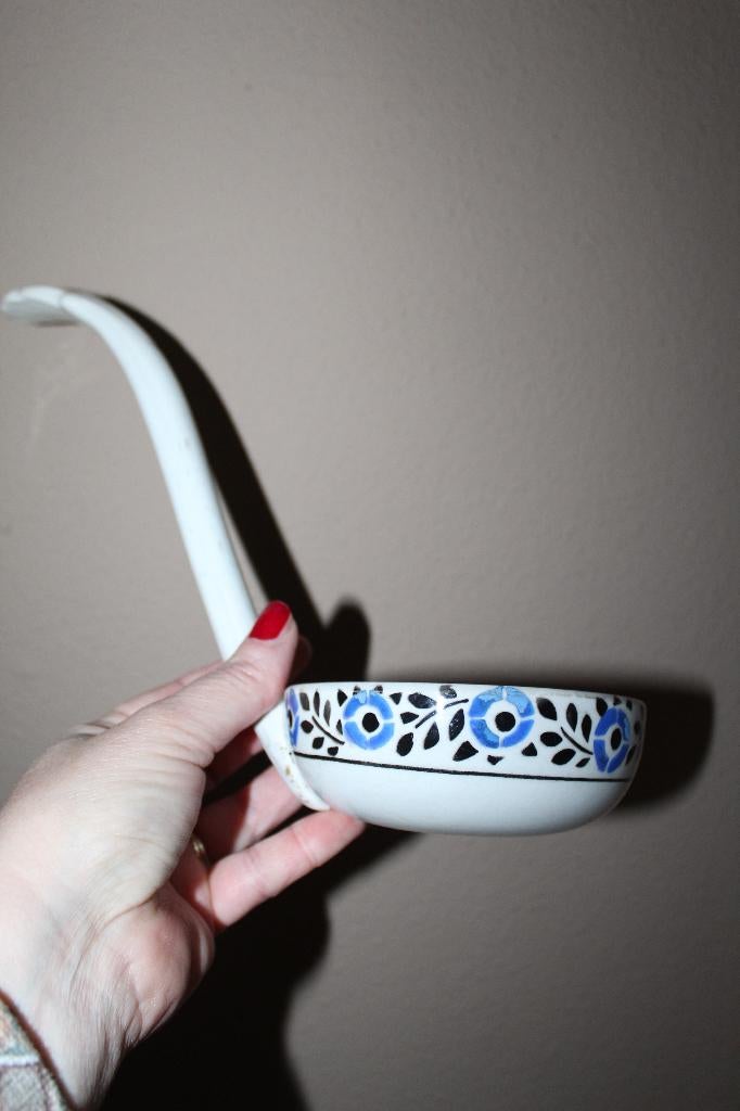 SALE Antieke sleef /soeplepel decor Astrid, Ophalen of Verzenden